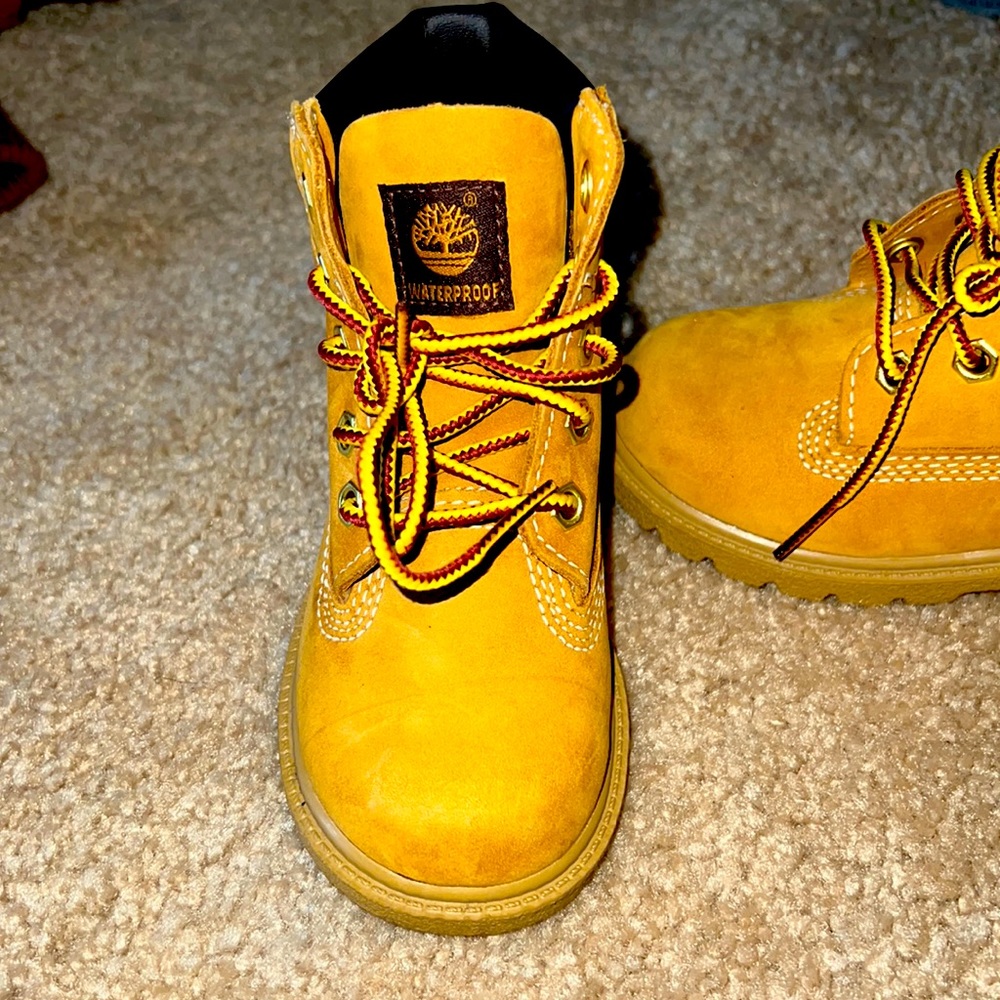 Never worn, New without box, Timberland 7T Boots in perfect condition.